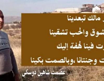 الشوق للديار بقلم عصمت دوسكي 