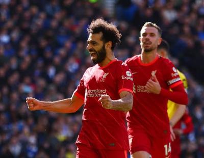 محمد صلاح يعزز صدارته ترتيبة هداف الدوري الانجليزي