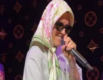 جاستين بيبر يثير الجدل بعد ظهوره بالحجاب