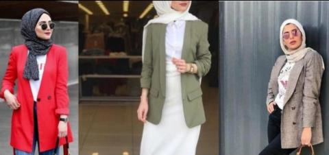 البليزر الملون أبرز صيحات موضة المحجبات